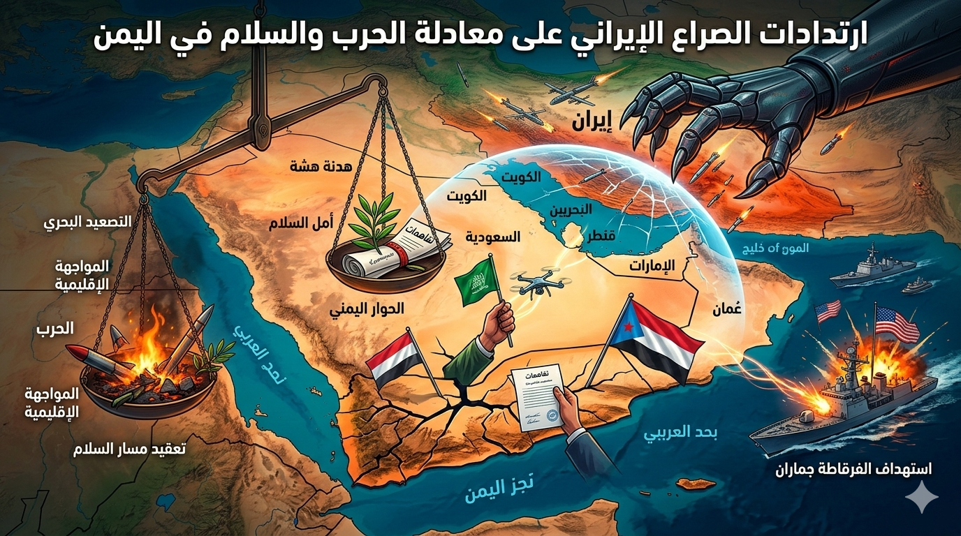 ارتدادات الصراع الإيراني على معادلة الحرب والسلام في اليمن